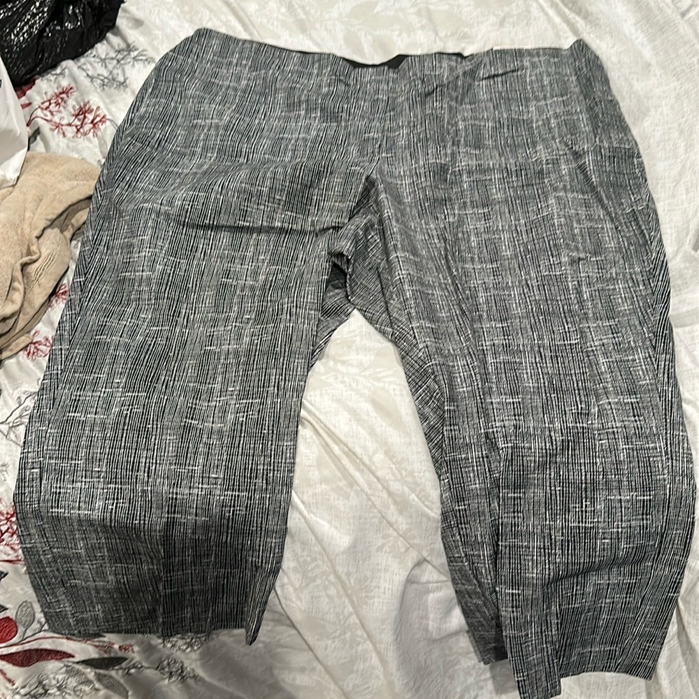 Alafani patterned capri pants - NWT 24W